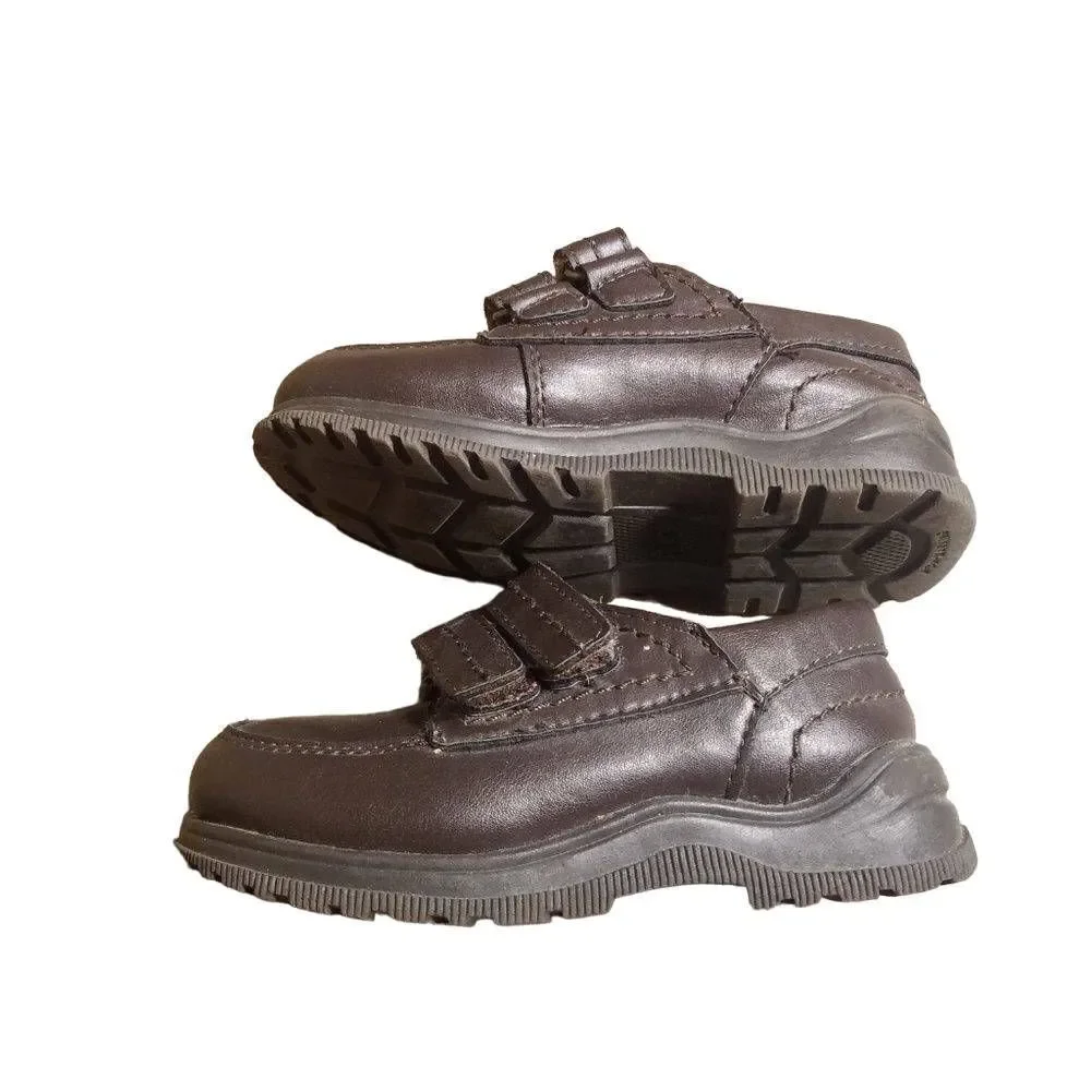 Children's place brown dress shoes 6
